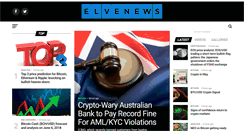 Desktop Screenshot of elevenews.com