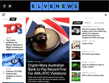 Tablet Screenshot of elevenews.com